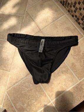 Men's Black Swim Briefs
